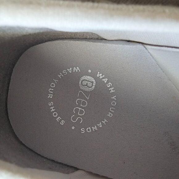 BZees Women's Niche III Ballet Flats US 9W Gray Stretch Knit Slip-On Washable - Picture 5 of 8